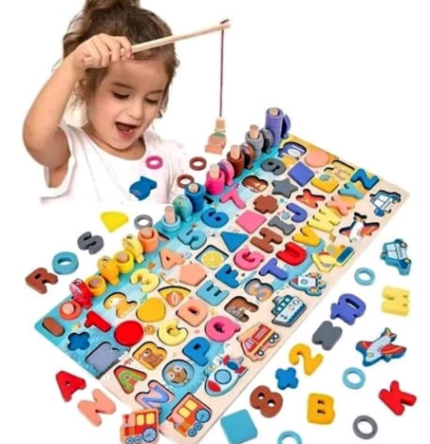 Tablero Montessori 7 en 1